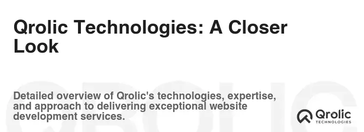 Qrolic Technologies: A Closer Look