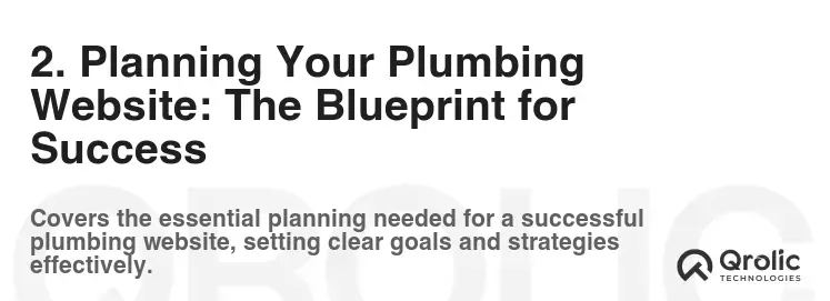 2. Planning Your Plumbing Website: The Blueprint for Success