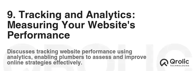 9. Tracking and Analytics: Measuring Your Website's Performance