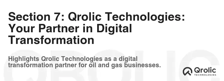 Section 7: Qrolic Technologies: Your Partner in Digital Transformation