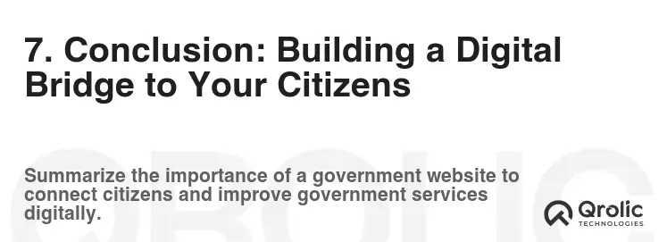 7. Conclusion: Building a Digital Bridge to Your Citizens