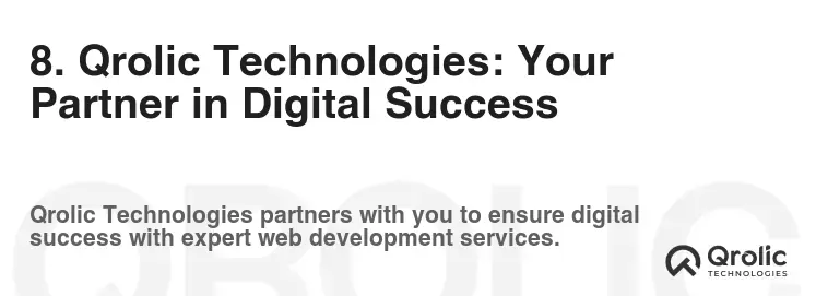 8. Qrolic Technologies: Your Partner in Digital Success