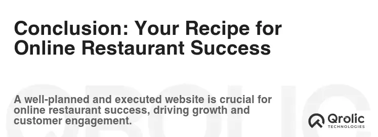 Conclusion: Your Recipe for Online Restaurant Success