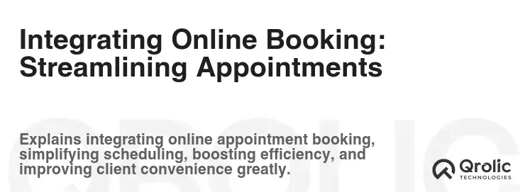 Integrating Online Booking: Streamlining Appointments