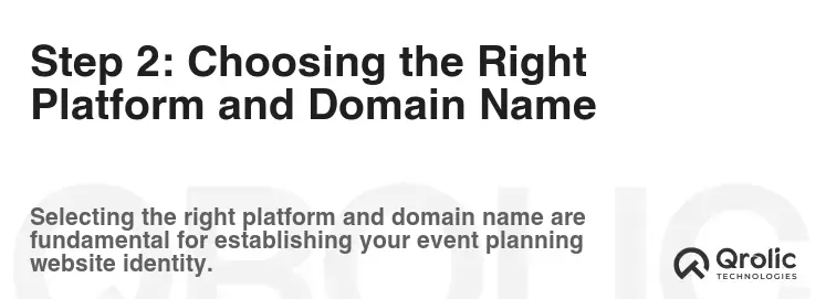 Step 2: Choosing the Right Platform and Domain Name Step 2: Choosing the Right Platform and Domain Name