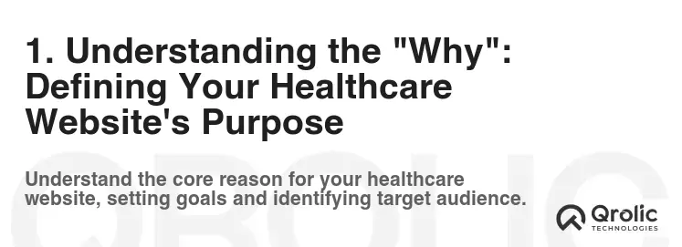 1. Understanding the "Why": Defining Your Healthcare Website's Purpose
