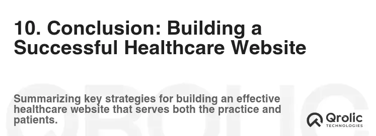 10. Conclusion: Building a Successful Healthcare Website