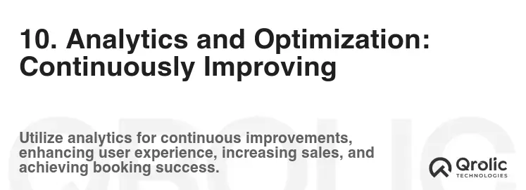 10. Analytics and Optimization: Continuously Improving