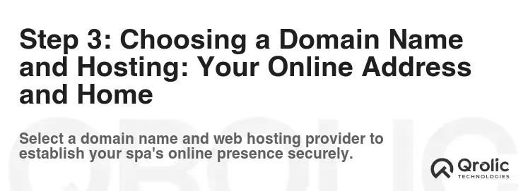 Step 3: Choosing a Domain Name and Hosting: Your Online Address and Home