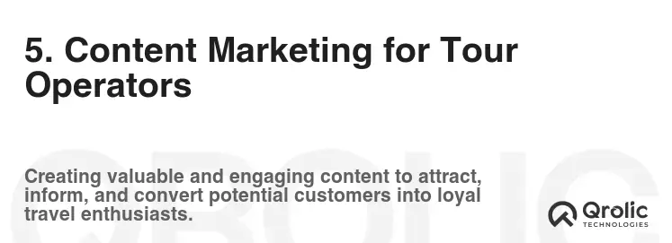 5. Content Marketing for Tour Operators 5. Content Marketing for Tour Operators
