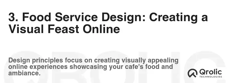 3. Food Service Design: Creating a Visual Feast Online