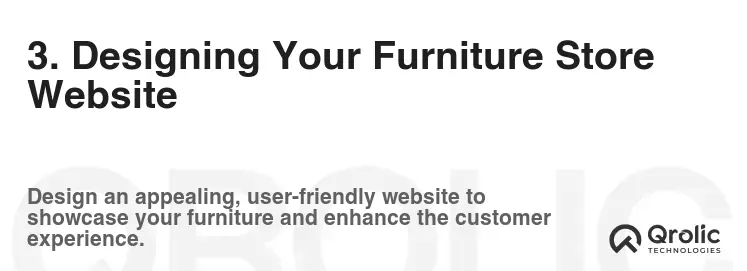 3. Designing Your Furniture Store Website