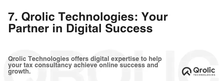 7. Qrolic Technologies: Your Partner in Digital Success 7. Qrolic Technologies: Your Partner in Digital Success