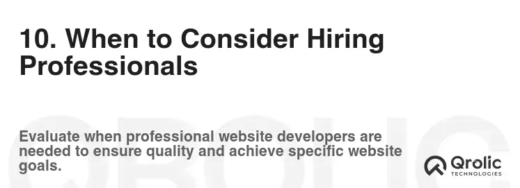 10. When to Consider Hiring Professionals