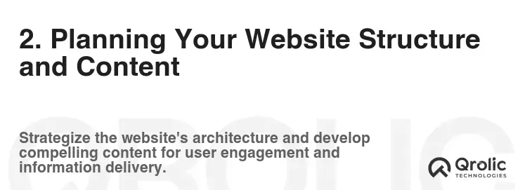 2. Planning Your Website Structure and Content
