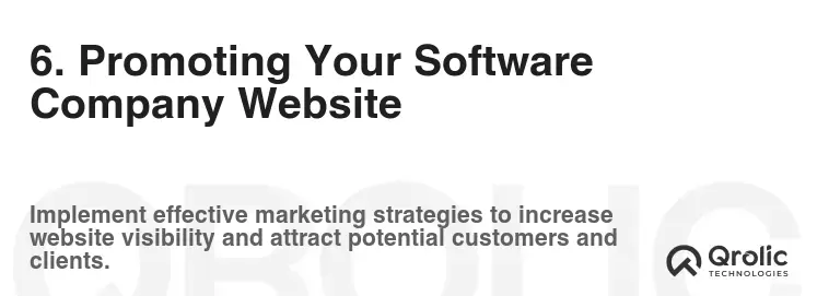 6. Promoting Your Software Company Website