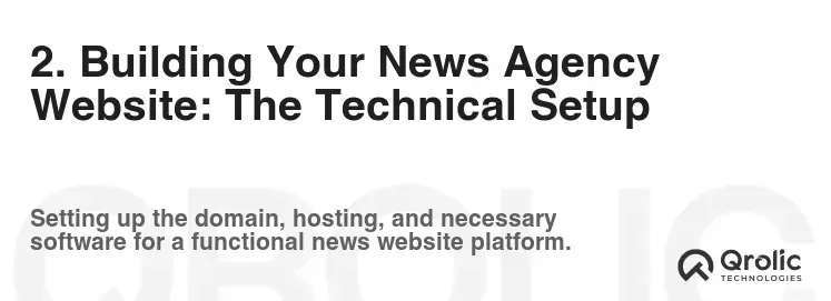 2. Building Your News Agency Website: The Technical Setup
