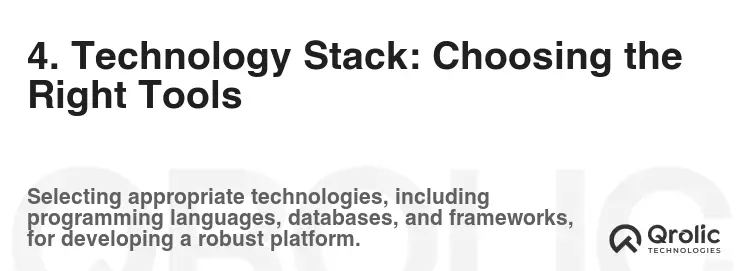 4. Technology Stack: Choosing the Right Tools 4. Technology Stack: Choosing the Right Tools