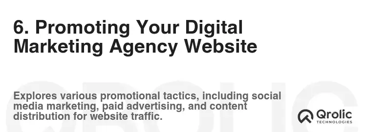 6. Promoting Your Digital Marketing Agency Website