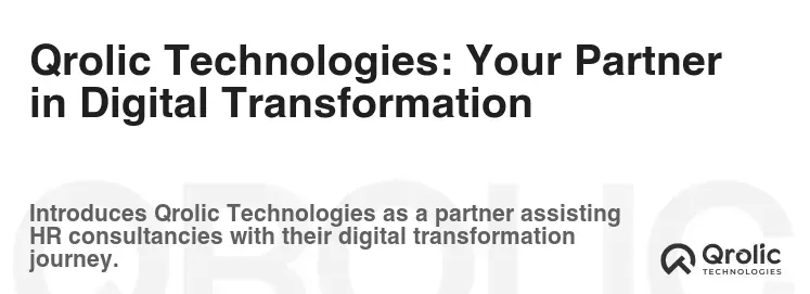 Qrolic Technologies: Your Partner in Digital Transformation