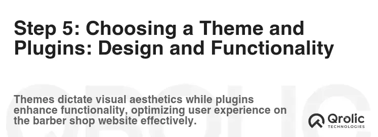 Step 5: Choosing a Theme and Plugins: Design and Functionality
