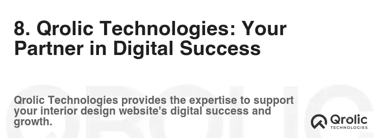 8. Qrolic Technologies: Your Partner in Digital Success 8. Qrolic Technologies: Your Partner in Digital Success
