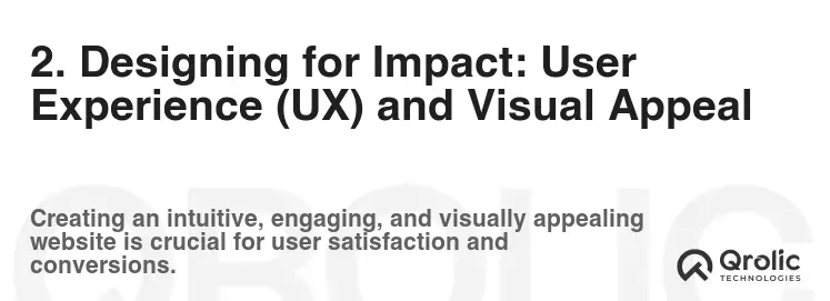 2. Designing for Impact: User Experience (UX) and Visual Appeal