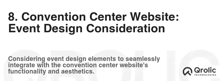 8. Convention Center Website: Event Design Consideration 8. Convention Center Website: Event Design Consideration