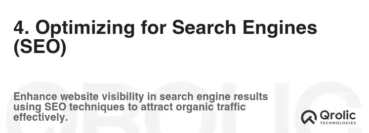 4. Optimizing for Search Engines (SEO) 4. Optimizing for Search Engines (SEO)