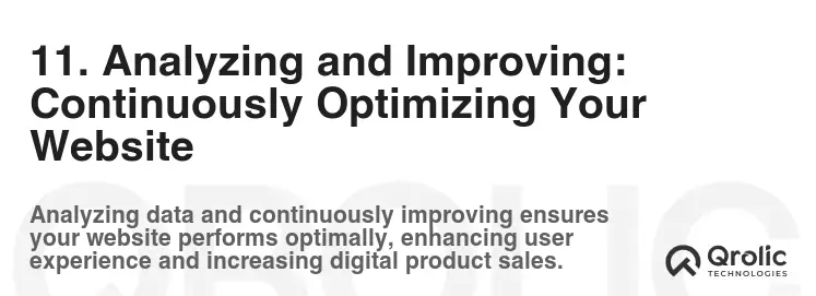 11. Analyzing and Improving: Continuously Optimizing Your Website 11. Analyzing and Improving: Continuously Optimizing Your Website