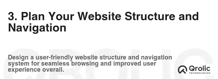 3. Plan Your Website Structure and Navigation