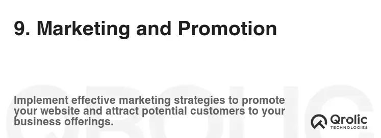 9. Marketing and Promotion