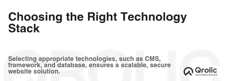 Choosing the Right Technology Stack Choosing the Right Technology Stack