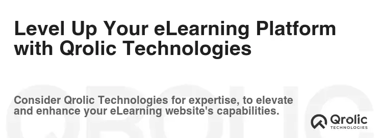 Level Up Your eLearning Platform with Qrolic Technologies
