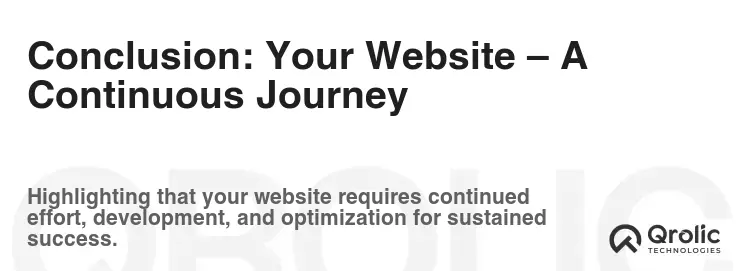 Conclusion: Your Website – A Continuous Journey