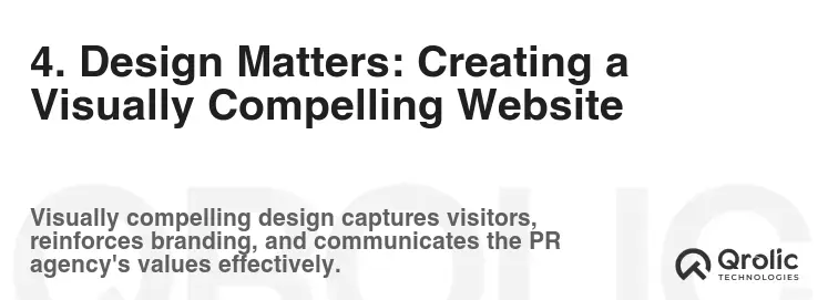 4. Design Matters: Creating a Visually Compelling Website