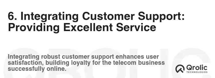 6. Integrating Customer Support: Providing Excellent Service