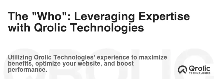 The "Who": Leveraging Expertise with Qrolic Technologies