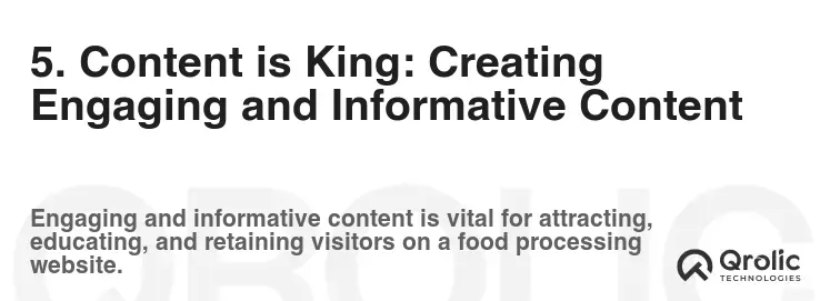 5. Content is King: Creating Engaging and Informative Content 5. Content is King: Creating Engaging and Informative Content