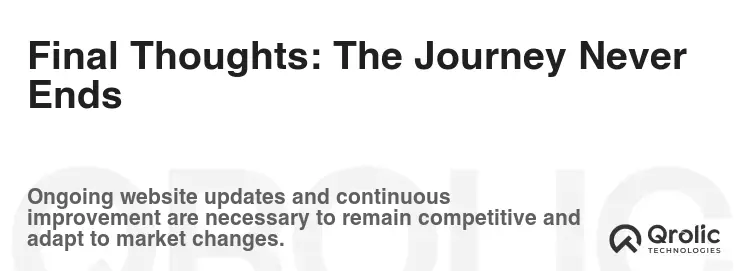 Final Thoughts: The Journey Never Ends