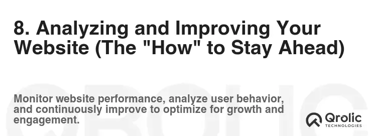 8. Analyzing and Improving Your Website (The "How" to Stay Ahead)