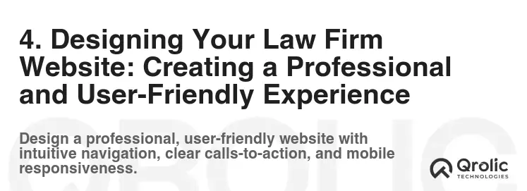 4. Designing Your Law Firm Website: Creating a Professional and User-Friendly Experience 4. Designing Your Law Firm Website: Creating a Professional and User-Friendly Experience