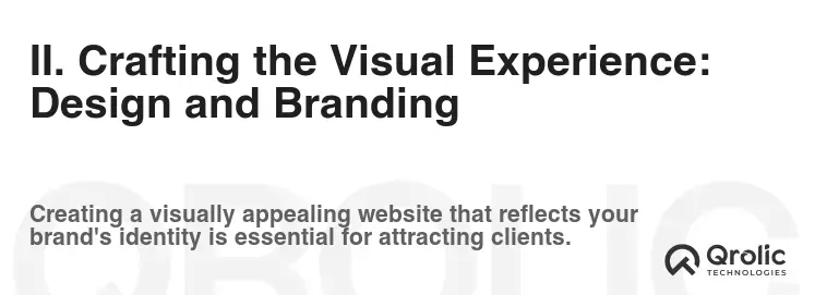 II. Crafting the Visual Experience: Design and Branding II. Crafting the Visual Experience: Design and Branding