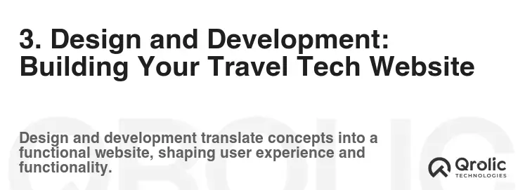 3. Design and Development: Building Your Travel Tech Website