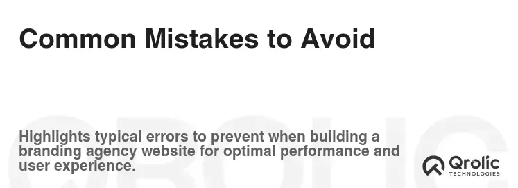Common Mistakes to Avoid