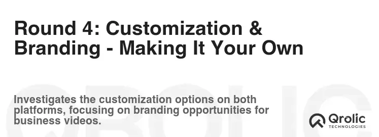 Round 4: Customization & Branding - Making It Your Own
