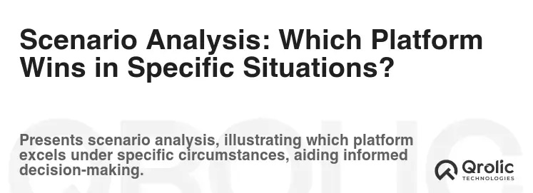 Scenario Analysis: Which Platform Wins in Specific Situations?
