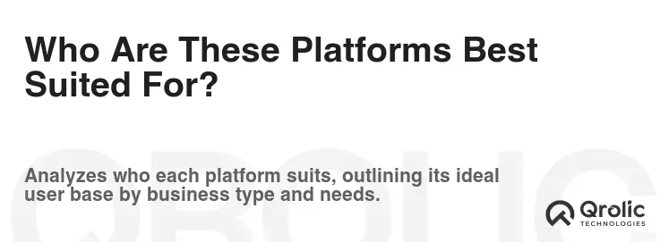 Who Are These Platforms Best Suited For?