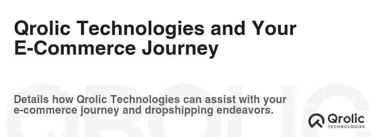 Qrolic Technologies and Your E-Commerce Journey