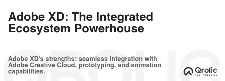 Adobe XD: The Integrated Ecosystem Powerhouse